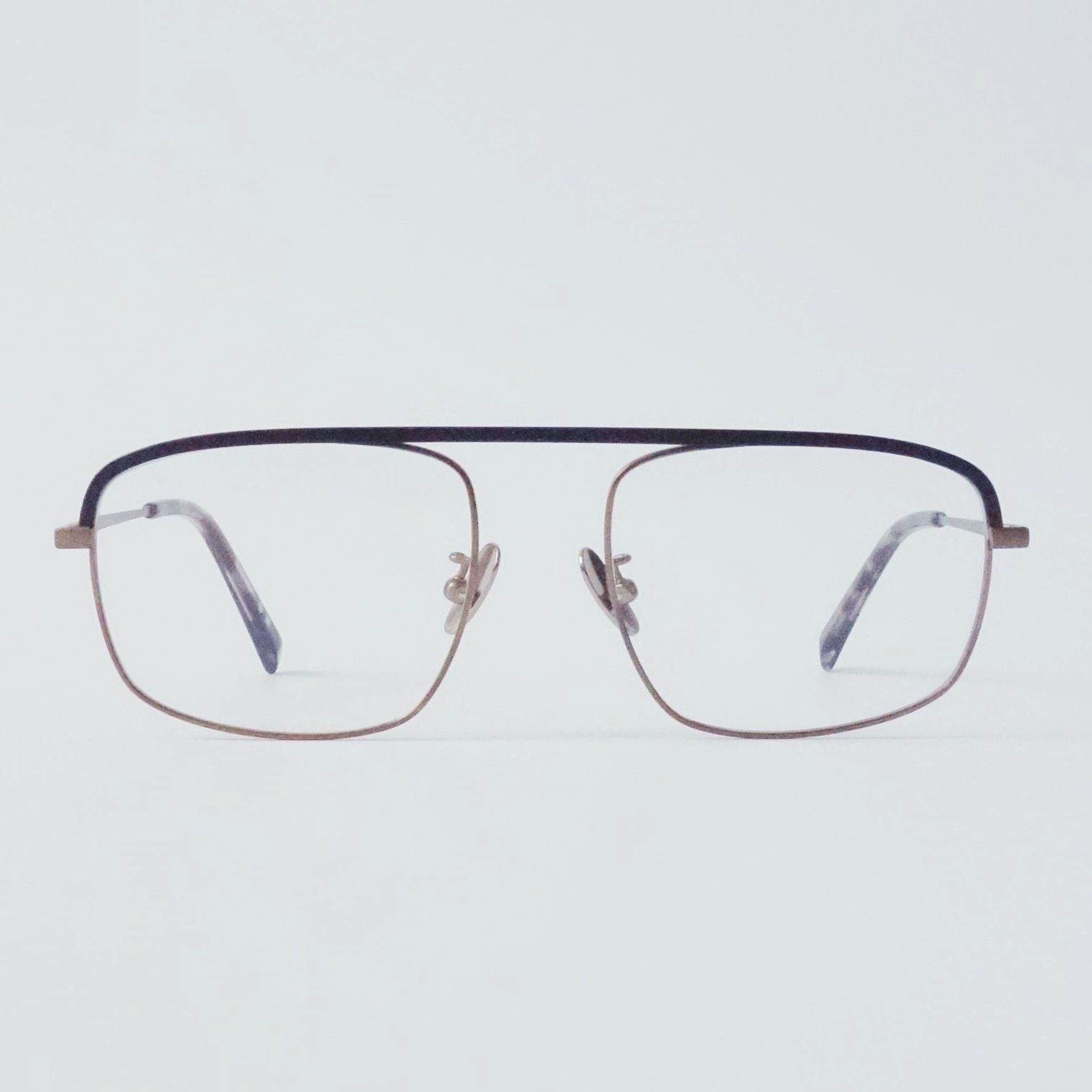 PADMA IMAGE] 左右非対称 クラウンパント セルロイド メガネ 眼鏡 鯖江