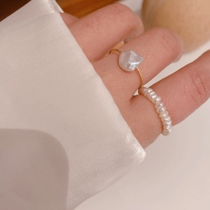 simple baroque pearl ring＜a919＞
