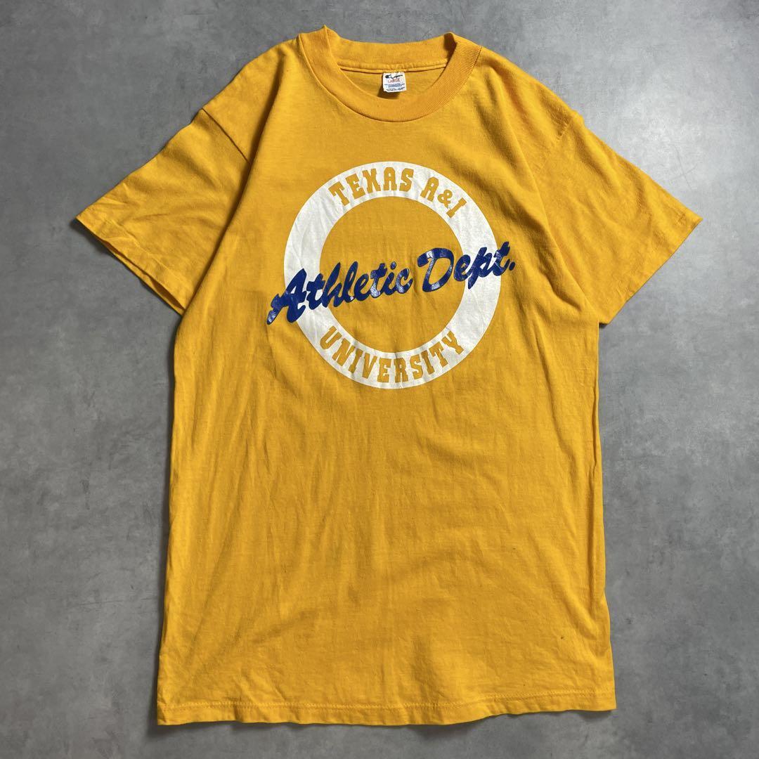 80s USA製 Champion トリコ カレッジ vintage Tシャツ