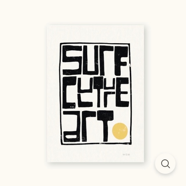 Surf-culture-art フレーム付き