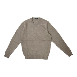 ZANONE(ザノ－ネ) 5gauge Wool Crewneck Sweater/GREGE