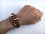 エルエー ナイツ レッド 2:MADE in LA メイド イン エルエー レザー ブレスレット