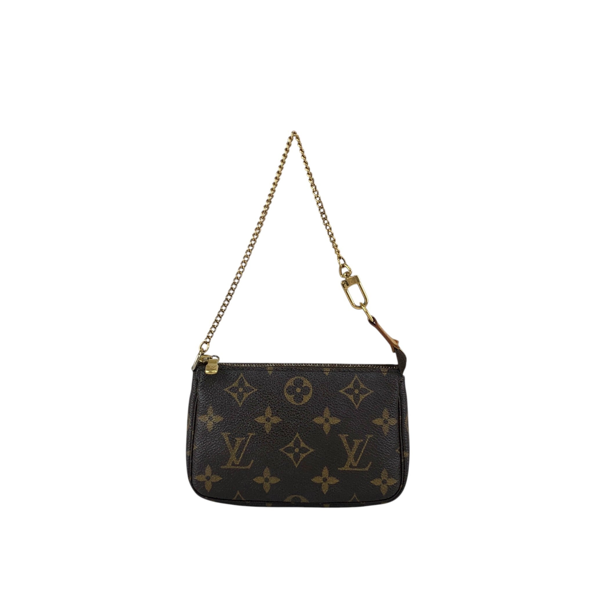 LOUIS VUITTON ルイヴィトン モノグラム ハンドバッグ ブラウン PVC