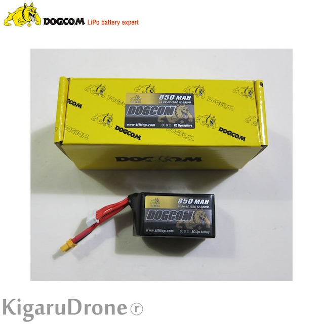 【DOGCOM 4S 850mAh 】DOGCOM 850mAh 150C 4S 14.8V lipo battery