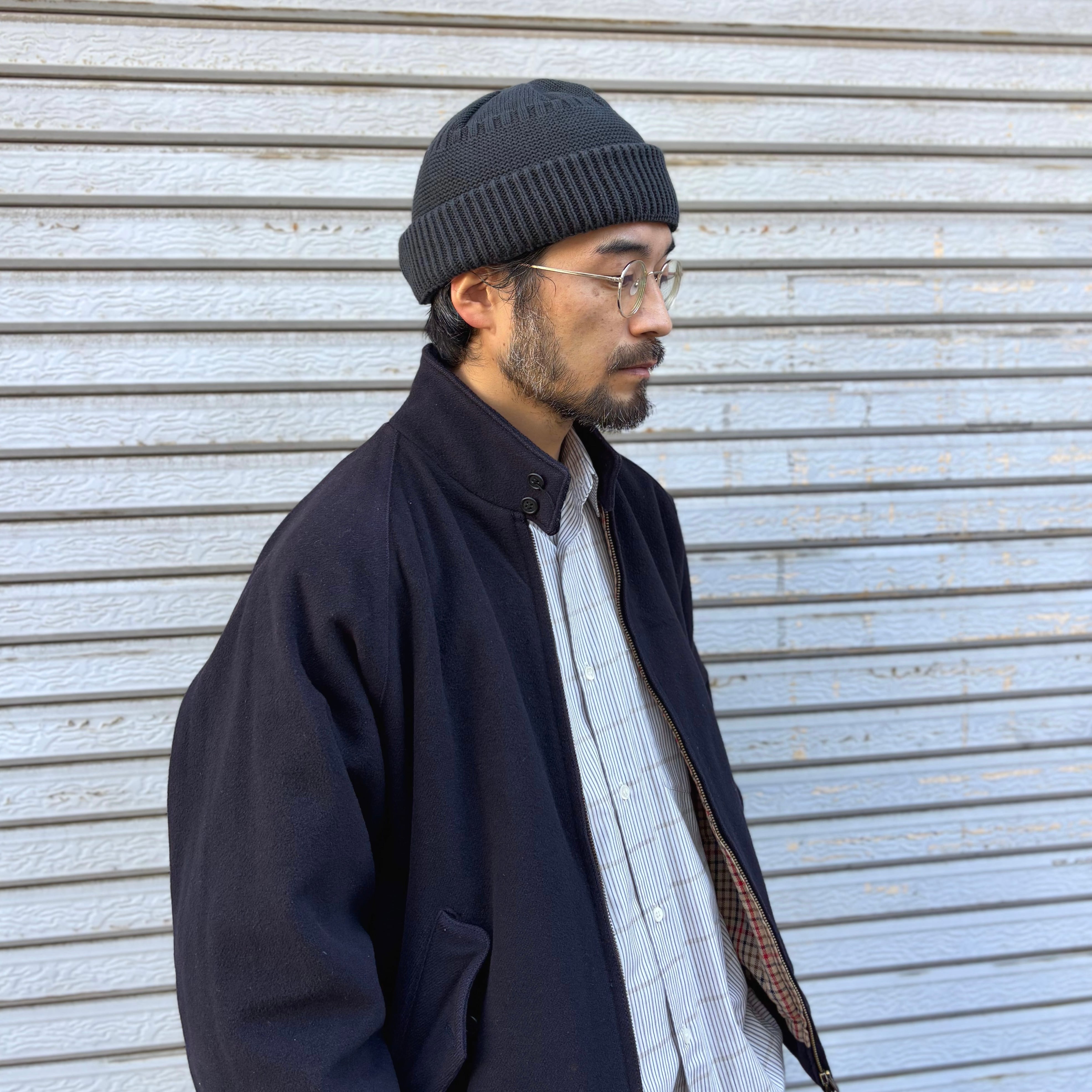 Sublimeroe Cotton WATCH CAP - Black Grey Brown / (旧SUBLiME