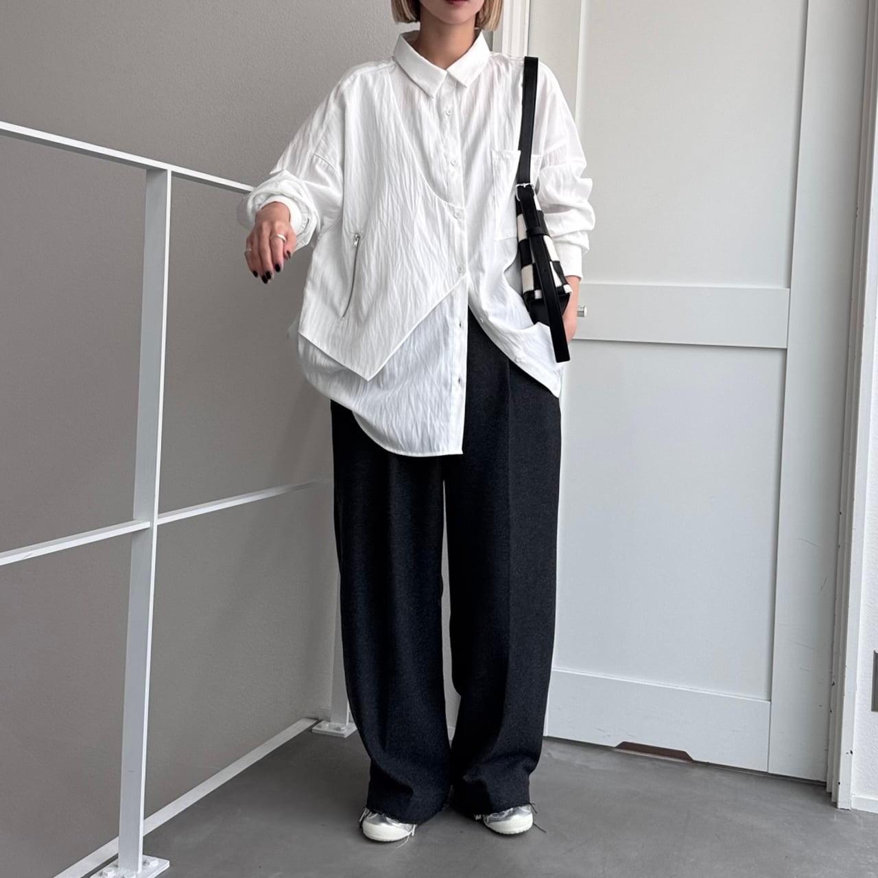 zipデザインオーバーSH/オフホワイト | CFT.