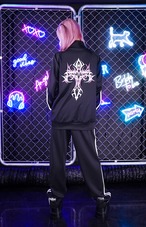 ハウスダストコラボ ジャージセットアップ(ブラック)