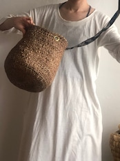 A HOPE HEMP | 単糸天竺《ヘンプ × コットン》 DROP SHOLDER LOOSE OPドロップショルダー ルーズ ワンピース
