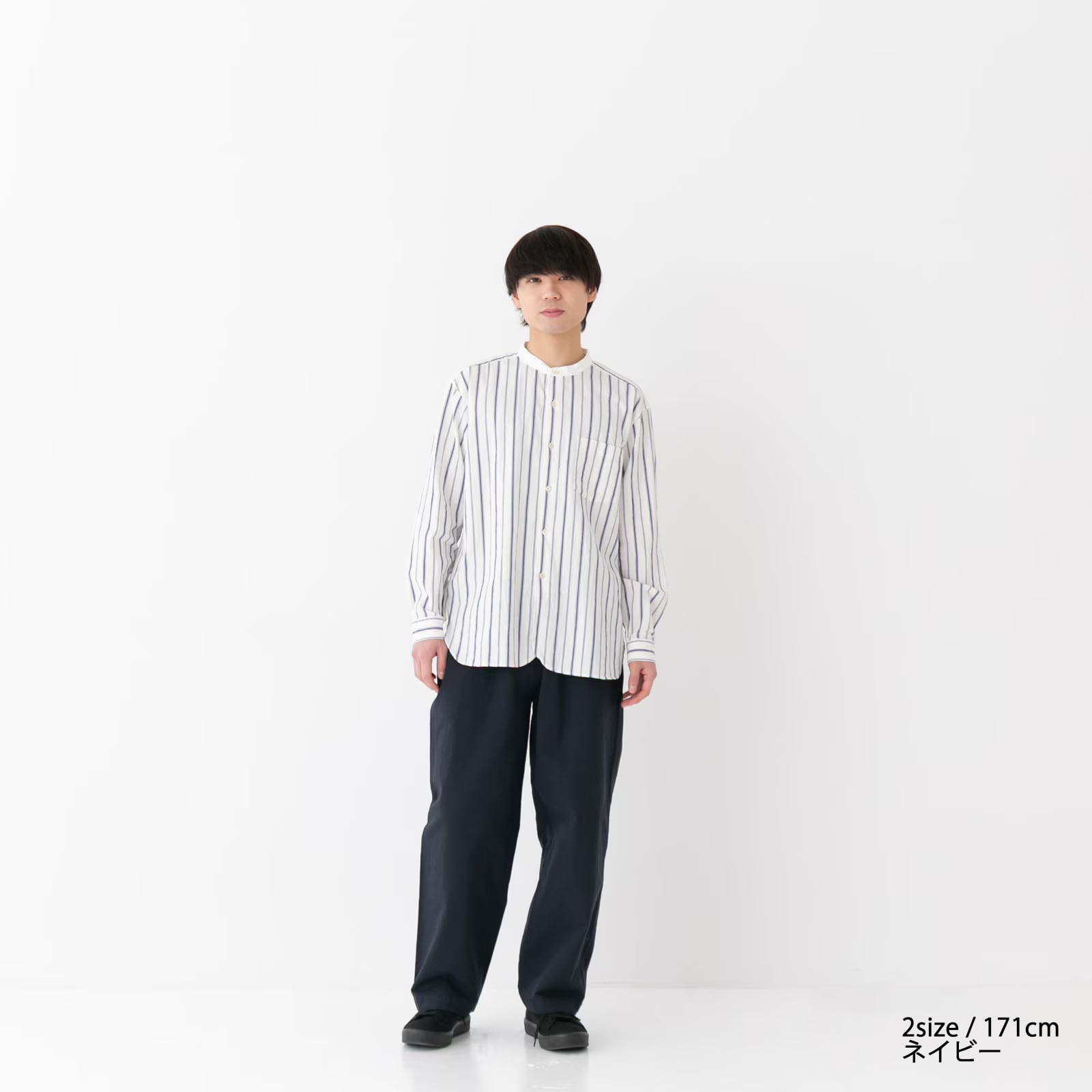 リネン RINEN 	20/1チノ リラックスパンツ(R49610)全3色