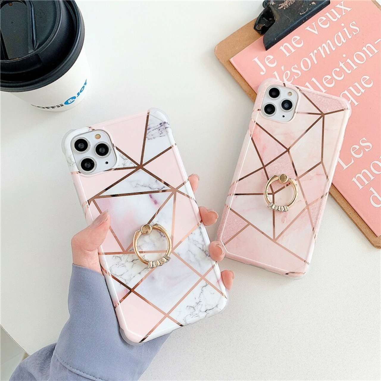 iPhone11 ケース iPhone SE2 ケース iPhone8 ケース iPhone XR Xs アイフォン11 ケース リング付き アイフォンSE2 スマホケース 耐衝撃 おしゃれ 大理石