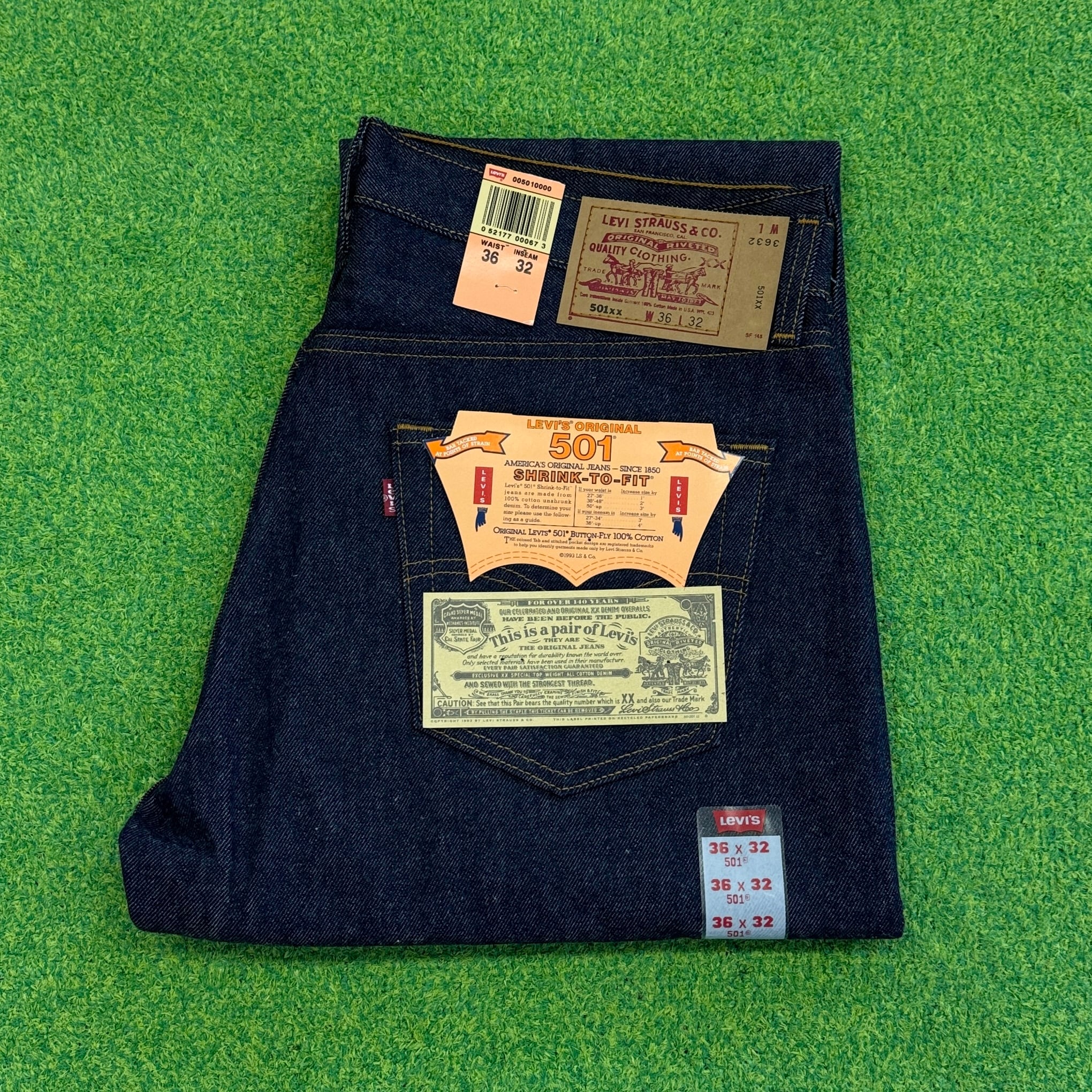 90'S LEVI'S 501 USA製 JEANS（SUPER DEAD STOCK）W34L36 | VIWONE