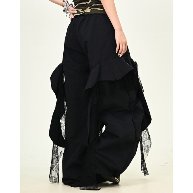 frill design pants　フリルデザインパンツ　J1218