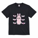 うさぎのラブレター2(TシャツA)(ブラック)