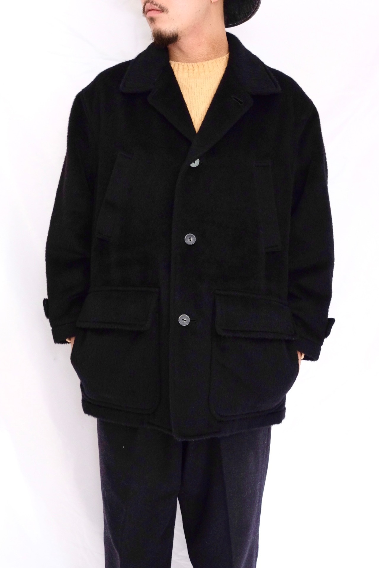 【Unisex】-90’s Alpaca  coat