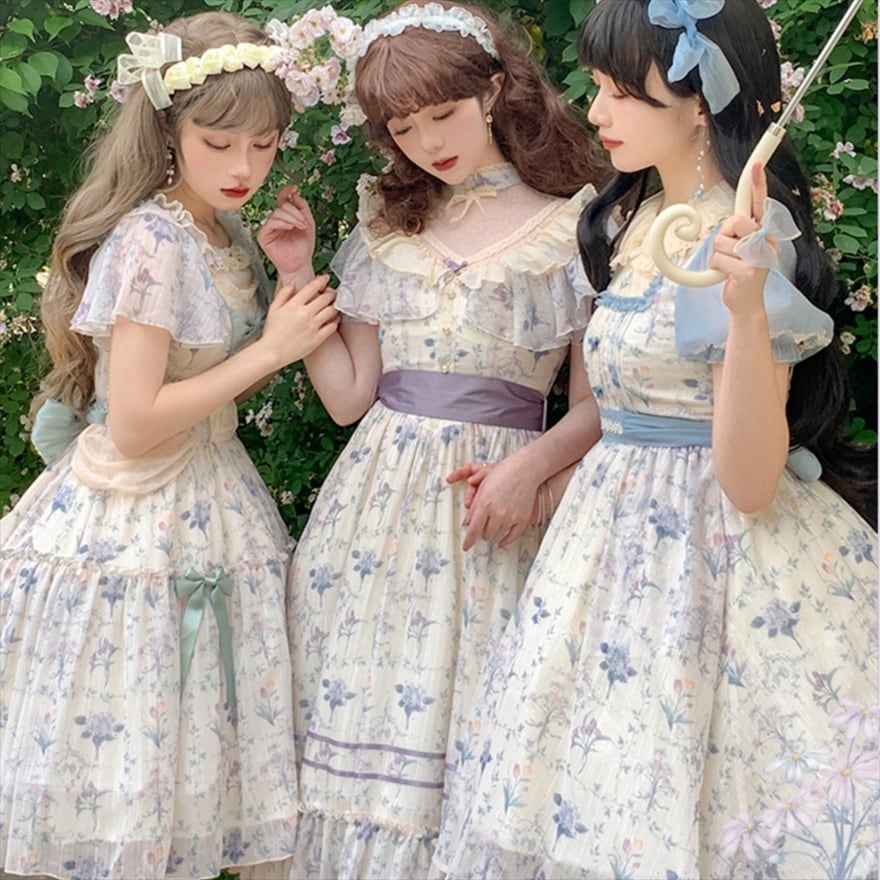 ロリータファッション通販 SEASONZ スイートロリータ ワンピース 半袖 