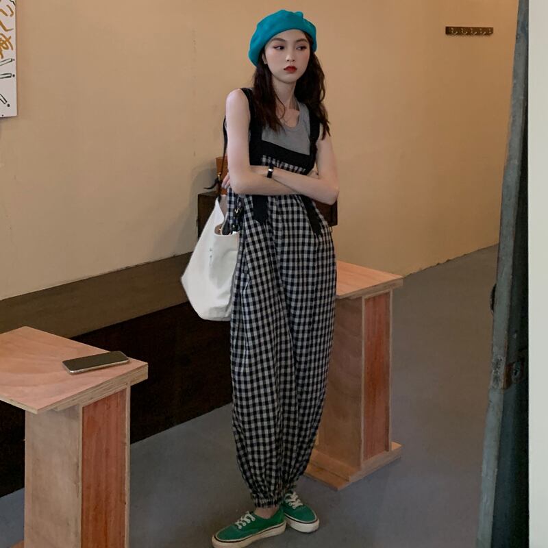 ルーズベルト オーバーオール スプリングサマースタンダードカジュアルパンツ スタイルジャンプスーツ オールインワン レトロ 春物 夏物 ハーネス ケッペル70286593781