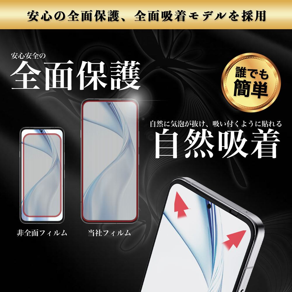 Hy+ arrows Alpha F-51F / arrows Alpha M08 強化ガラスフィルム 対応