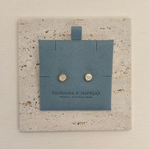 ラウンド◎ピアス【Gold】