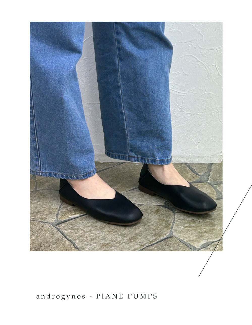 22〜26cm】2WAY スクエアトゥ 柔らか軽量パンプス ぺたんこ