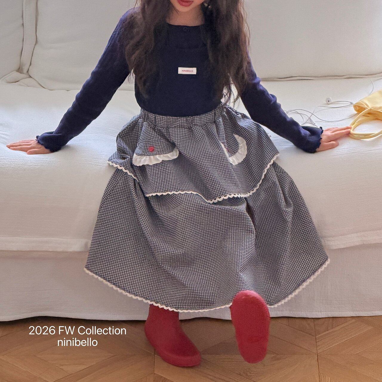 【予約】Momo Apron Skirt / ninibello