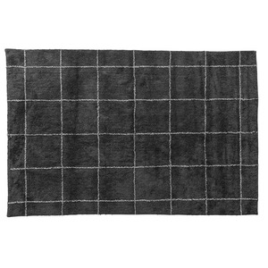 チェック柄 コットンラグ Mサイズ 185cm×185cm