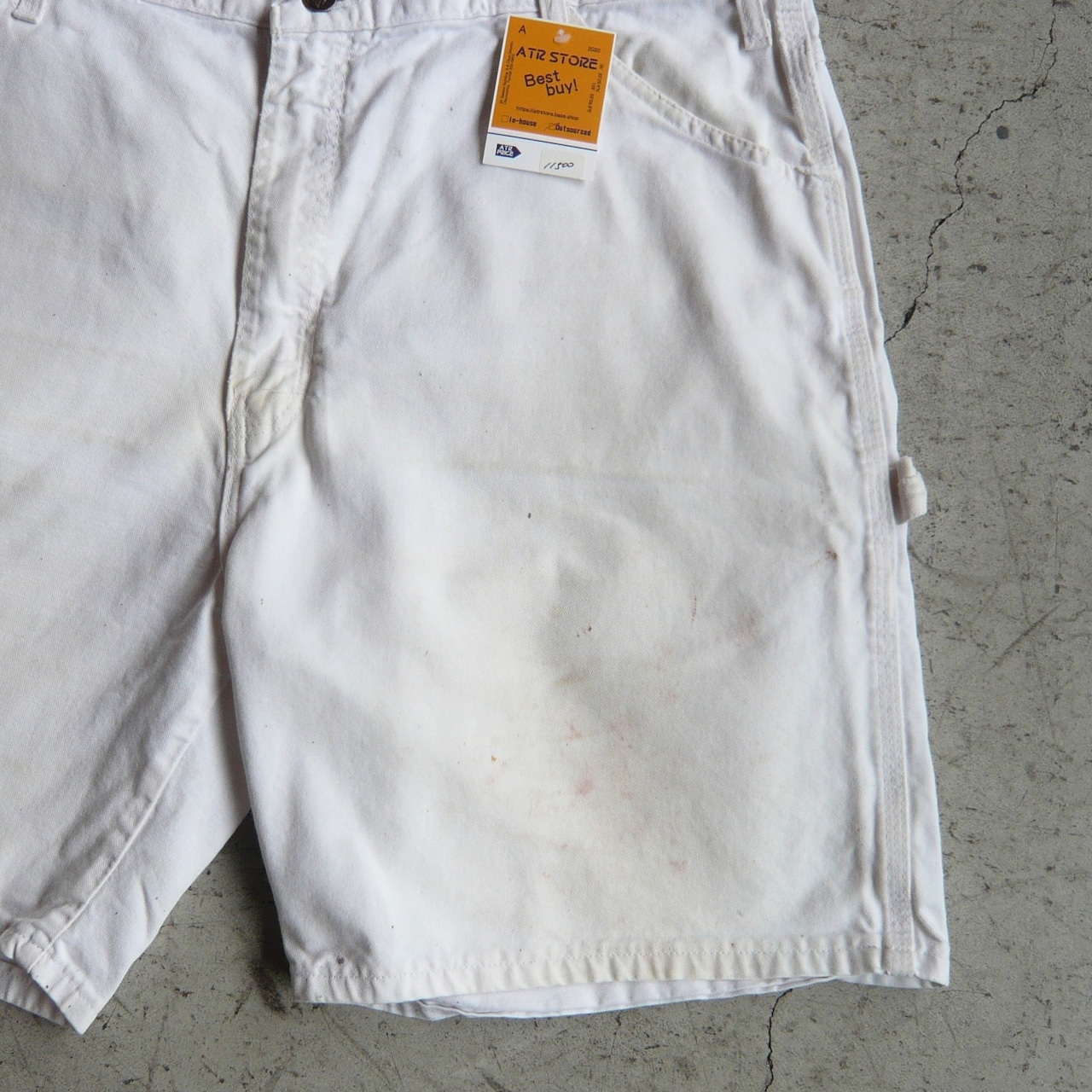 00s Dickies DURON ペインターショーツ 白