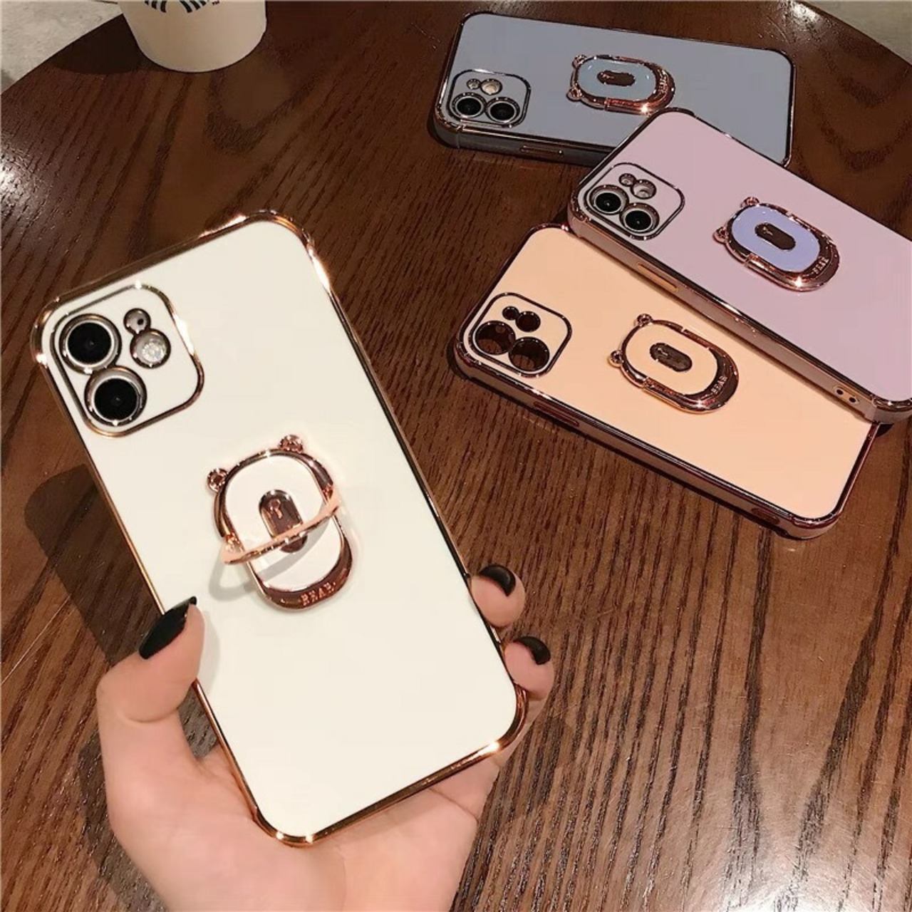 iPhone12 ケース iPhone11 ケース リング付 iPhone12 mini ケース アイフォン11 ケース iPhone SE2 8 ケース iPhone11proケース XR Xs Max 8plus ケース 耐衝撃