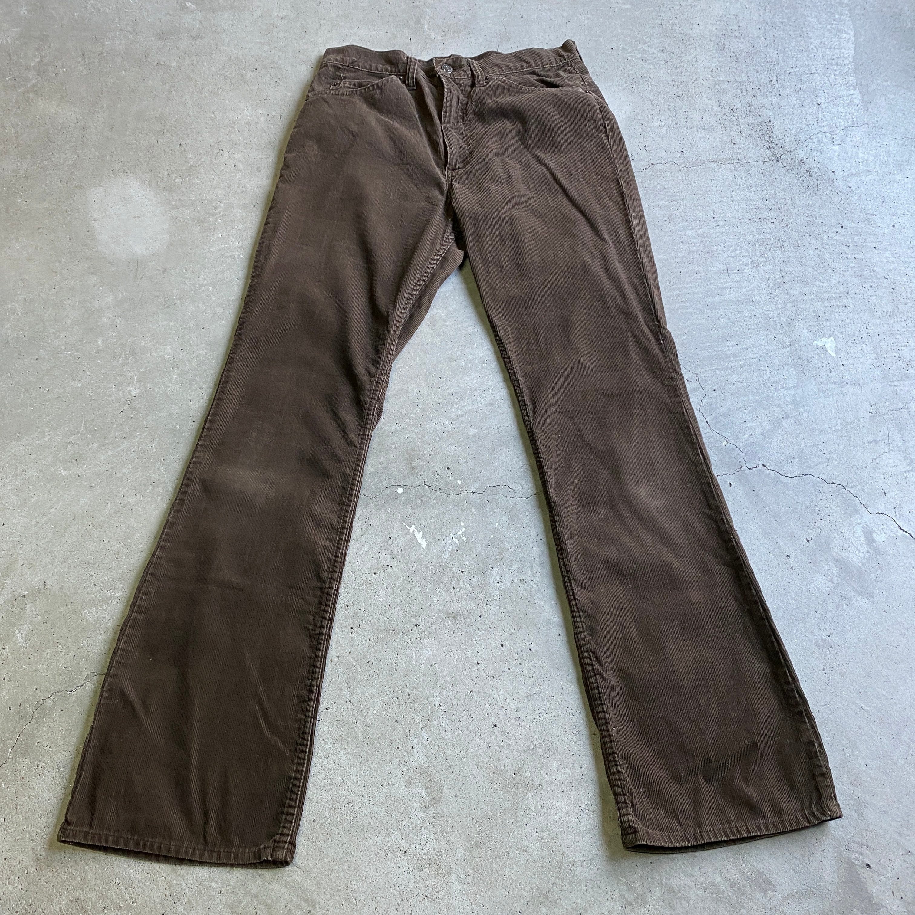 80年代 USA製 Levi's リーバイス 517-1529 コーデュロイパンツ フレアパンツ メンズW32 古着 ベルボトム 80S ヴィンテージ  ビンテージ ブーツカット ブラウン 茶色【コーデュロイパンツ】【HA10】 | cave 古着屋【公式】古着通販サイト