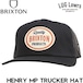 BRIXTON ブリクストン HENRY MP TRUCKER HAT スナップバック メッシュキャップ 帽子 メンズ レディース 12033 BLACK 26SP 日本代理店正規品