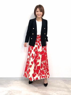 サイドシャーリングノースリーブブラウス