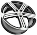 18インチ ホイール ( 4本セット ) VW ゴルフ R GTI ジェッタ パサート ビートル シロッコ -DFO-1173