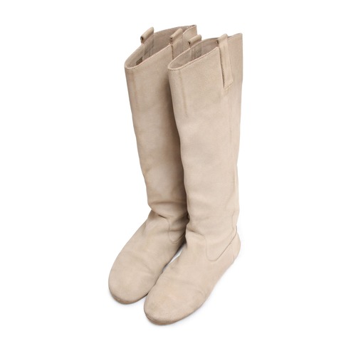 MM6 FlatAgingSuedeBoots