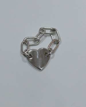 ハートプレートリングsilver925 #LJ23042R heart plate ring