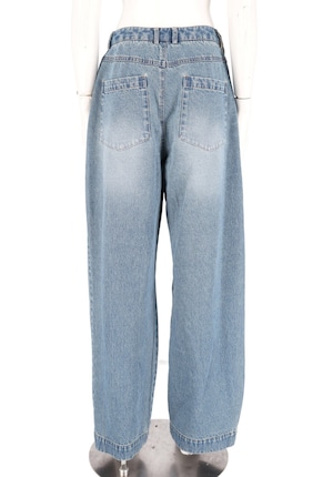 【25SS】BONBOM ボンボム / TUCK DENIM PANTS / デニムパンツ