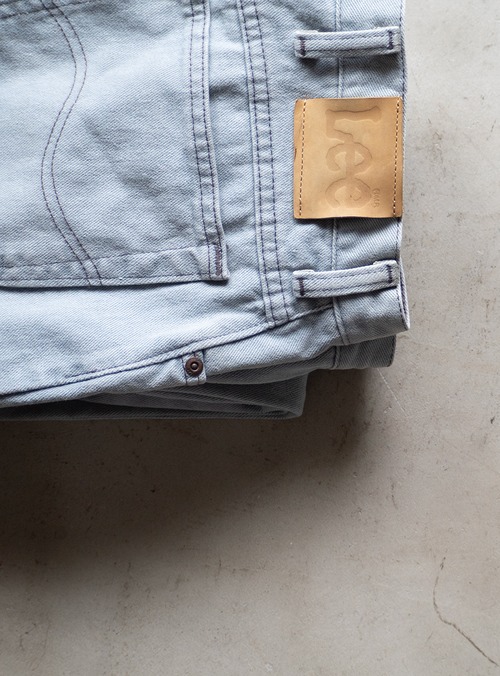 "Lee" 1990s Fade blue grey denim pants