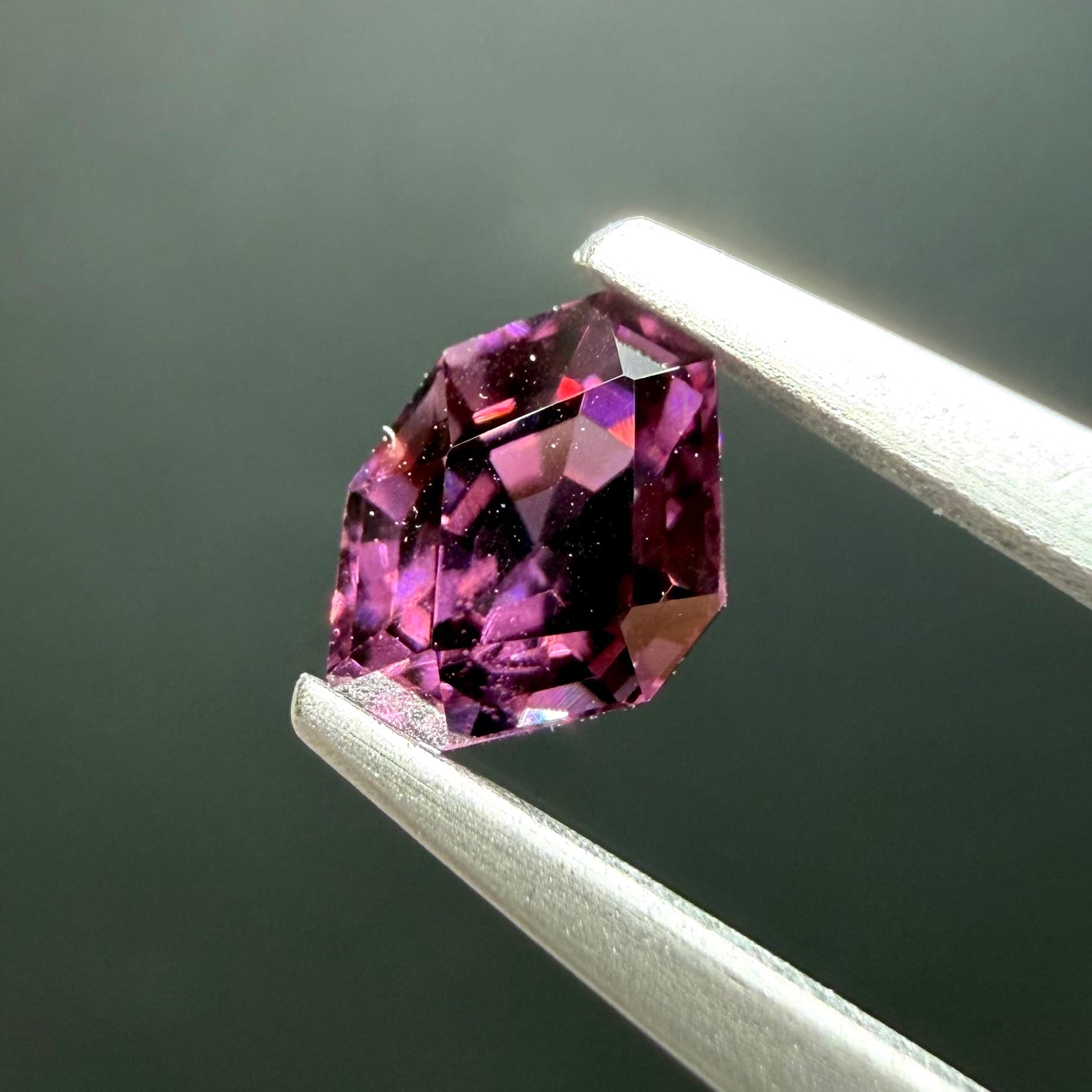 アメリカ産モンタナサファイア0.21ct 3.52×3.52mm /2636-534 | Maiko's
