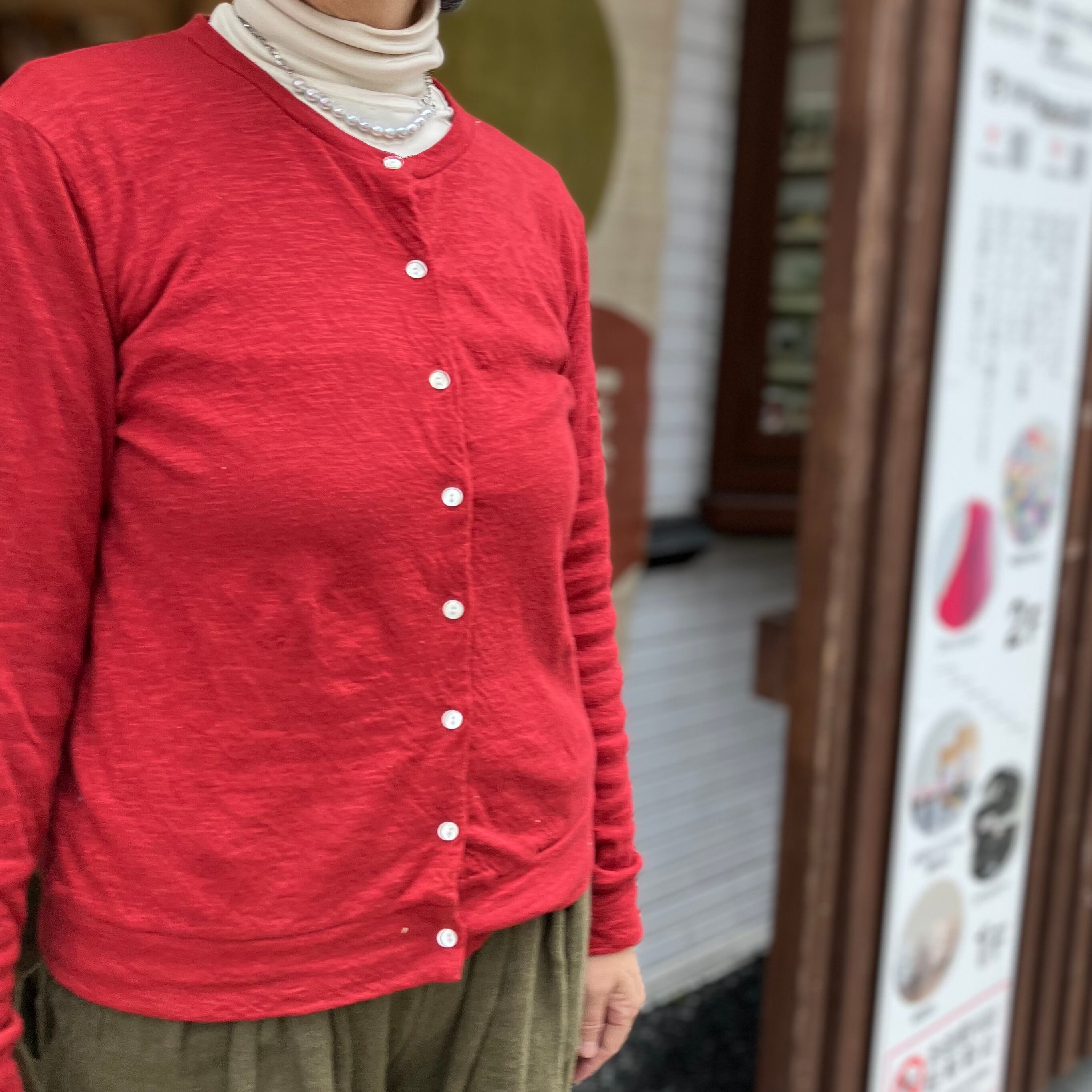 極上の肌心地 ao クルーネックカーディガン【期間限定】