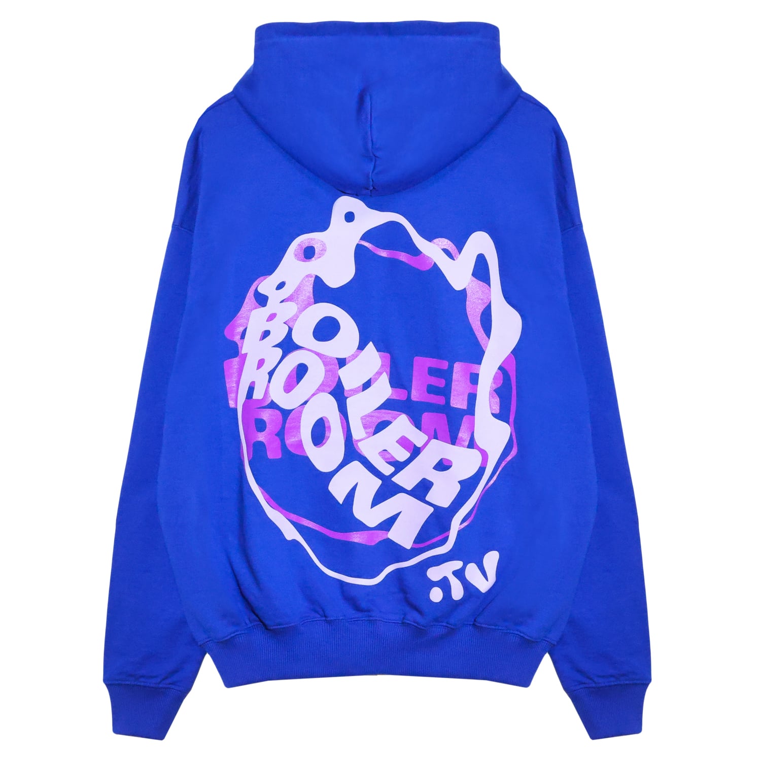 BOILER ROOM | WAVED LOGO HOOD (BLUE) | UNEEK BASEMNT