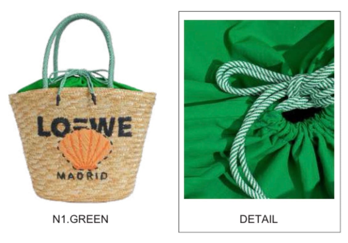 予約販売【 MICALLE MICALLE 】SMALL BASKET BAG (MAB101GEB) 5月上旬