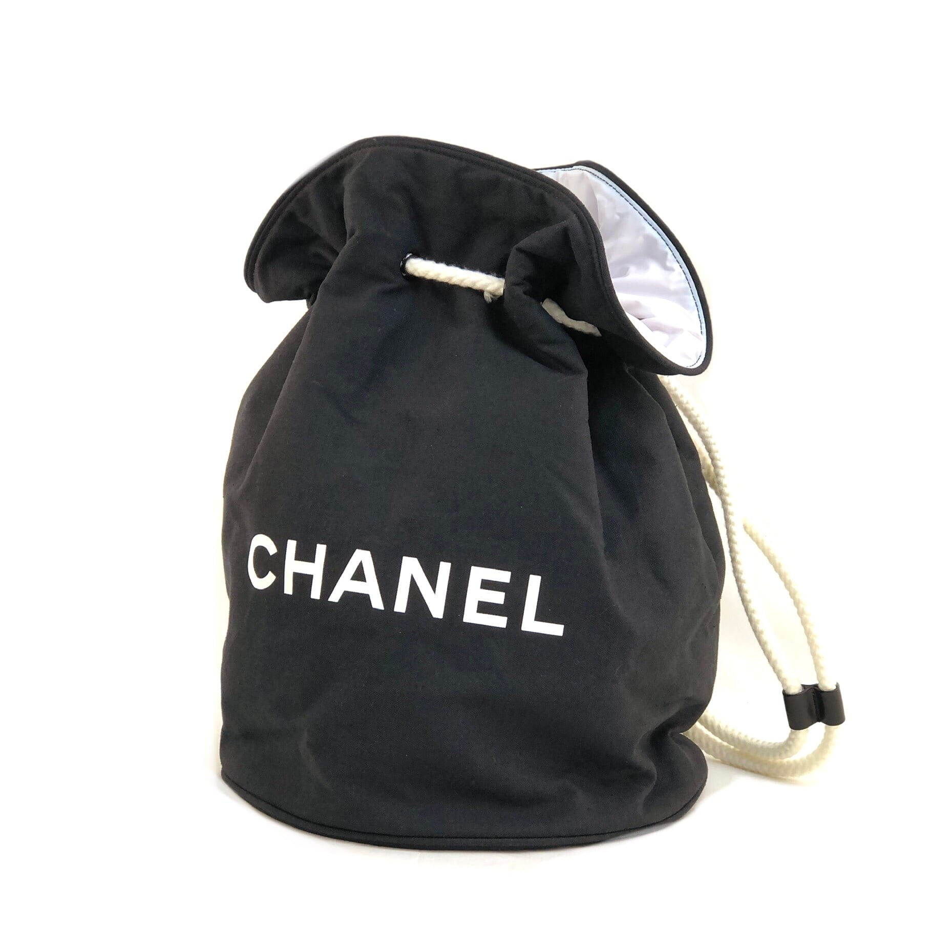 CHANEL シャネル　ココマーク　バケツ　巾着バッグ　プールバック