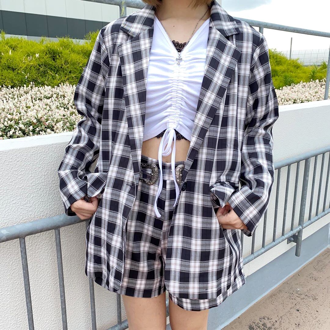 【ジャケット&パンツ】Houndstooth Wool セットアップ Cloudstyle セットアップ 「Cloudstyle」セットアップ ダブルブレスト