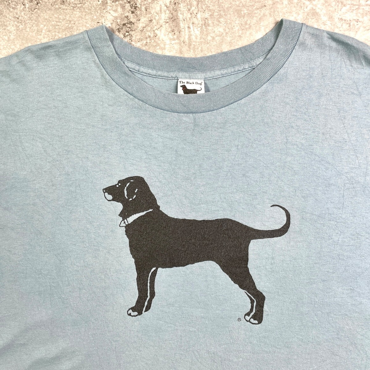 00年代 USA製 The Black Dog ブラックドッグ アニマルプリントTシャツ 