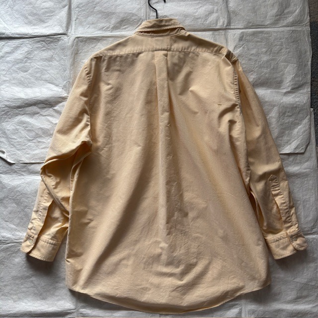 Brooks Brothers オックスフォードシャツ 90s イエロー USA製 ボタンダウン ヴィンテージ古着 画像3