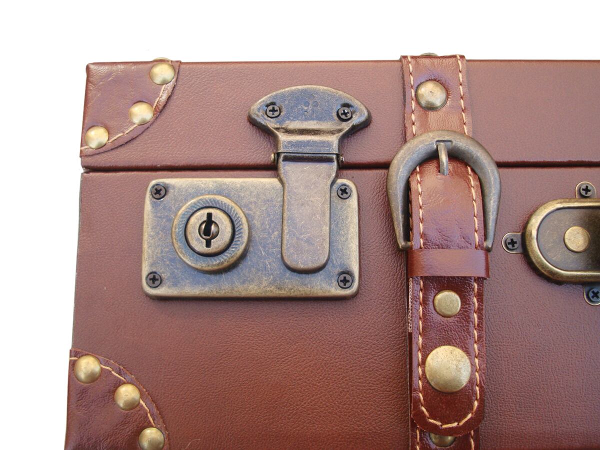 アンティーク 大きな古いトランク ヴァルカンファイバー 旅行鞄 店舗