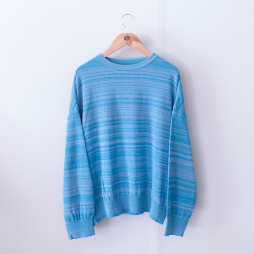 TULIP EN MENSEN / WIDE PULLOVER / GENTIAN×CYAN