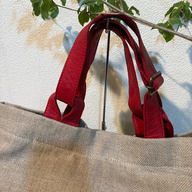 B.stuff リネンコンビトートバッグ