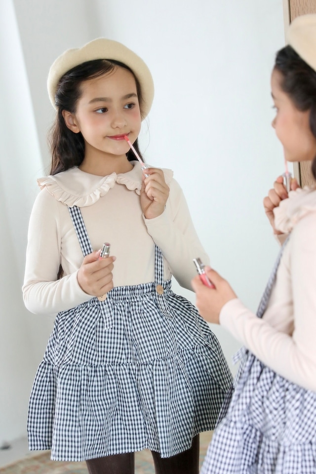 ラウンドビッグカラートップス<Ivory>