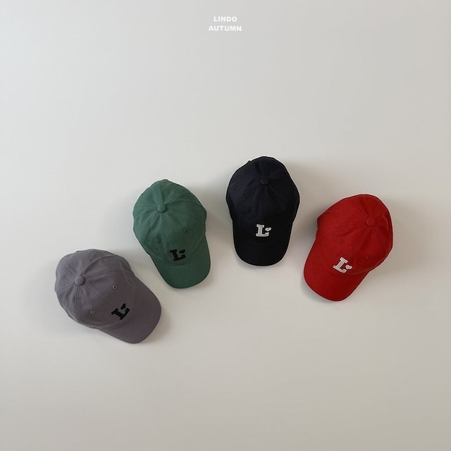 【取寄】lindo|l logo ball cap|Lロゴキャップ|FREE|kids|26 autumn