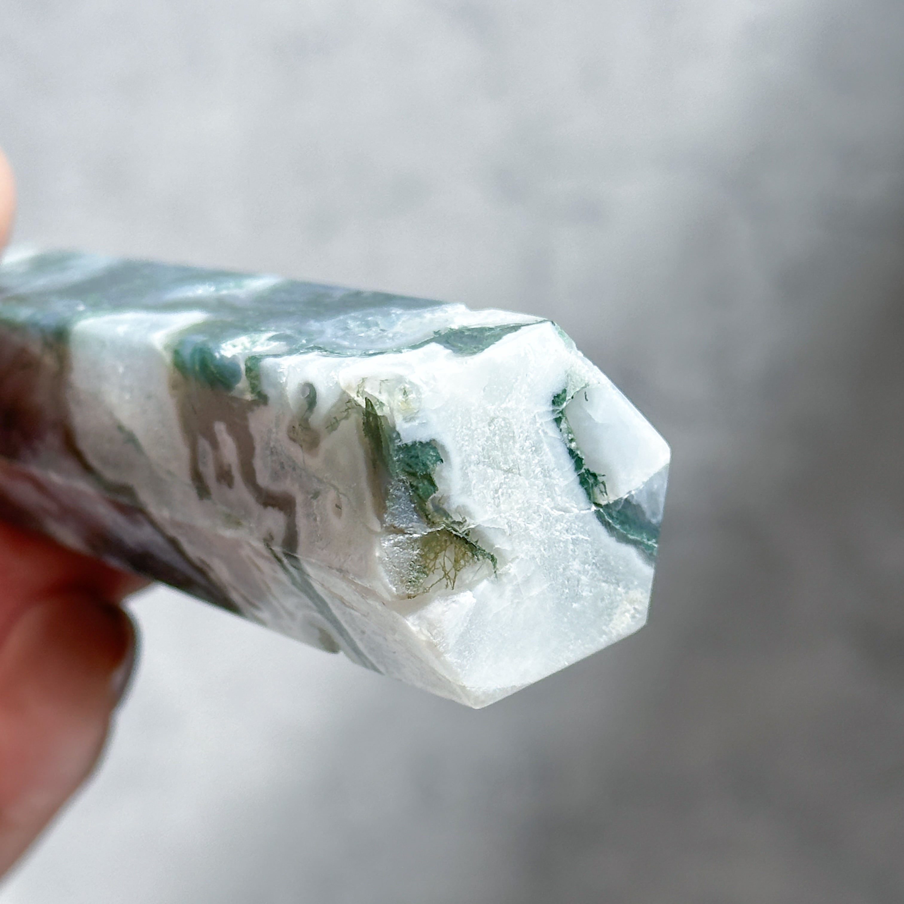 モスアゲート タワー33◇ Moss Agate ◇天然石・鉱物