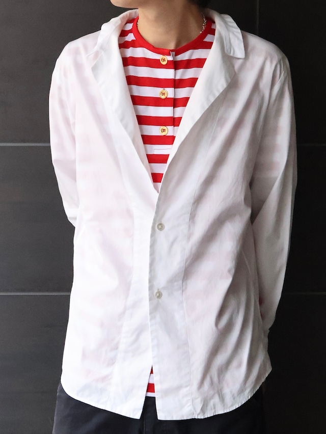 【Yohji Yamamoto】tailored collar shirt